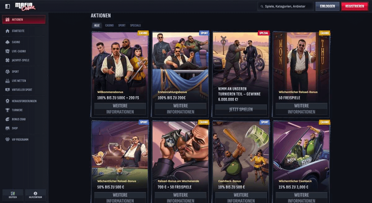 Descubre la experiencia de Mafia Casino Online en España